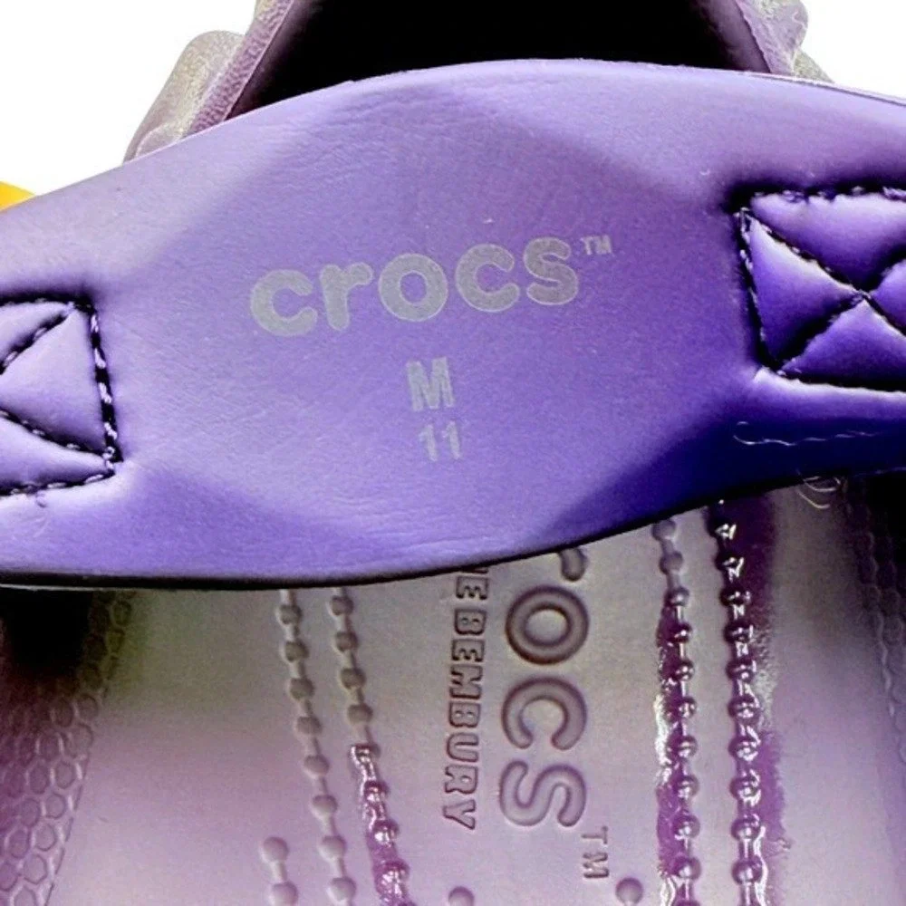 Salehe Bembury x Crocs Pollex Clog Ube Purple Men's M11 Designer Shoes